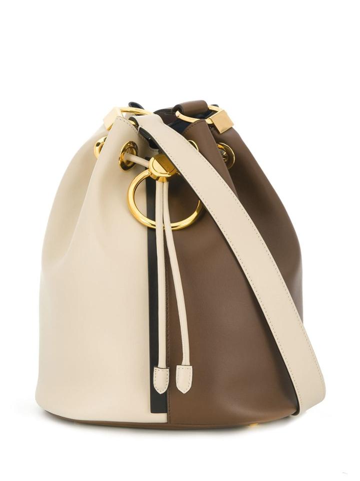 Marni Two Tone Bucket Bag - Brown