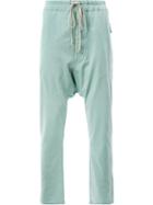 Rick Owens Drkshdw Drop Crotch Trousers, Men's, Size: Xs, Green, Cotton