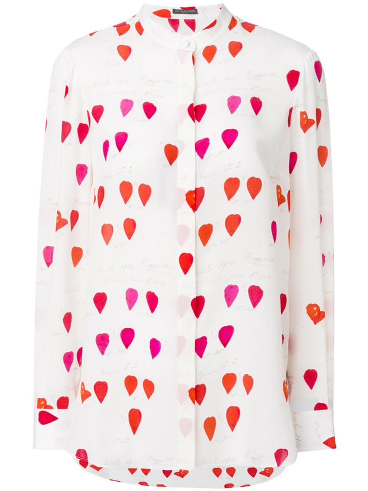 Alexander Mcqueen Petal Print Shirt - White