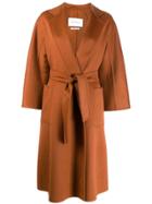 Max Mara Cropped Sleeve Coat - Orange