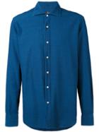 Fay - Denim Shirt - Men - Cotton - 41, Blue, Cotton