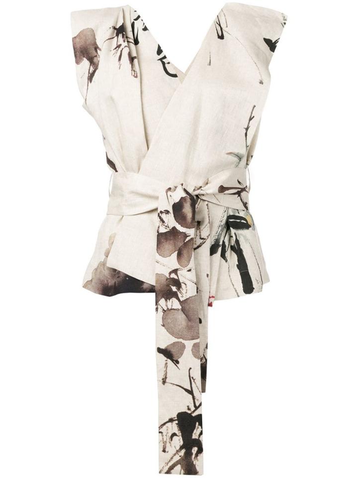 Vivienne Westwood Printed Wrap Blouse - Neutrals