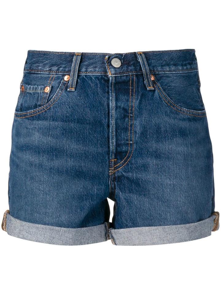 Levi's Short Denim Shorts - Blue