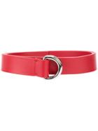 P.a.r.o.s.h. Double Buckle Belt - Red