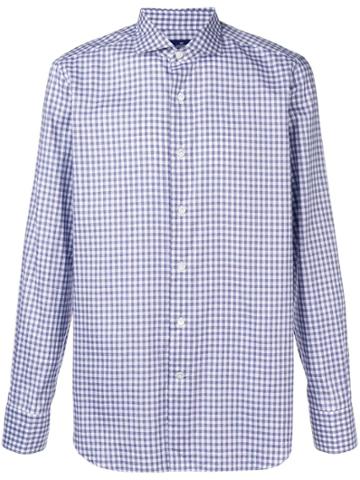 Alessandro Gherardi Check Shirt - Blue