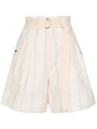 3x1 Madox Pleated Shorts - White