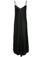 Ellery Flared Slip Dress, Women's, Size: 6, Black, Silk