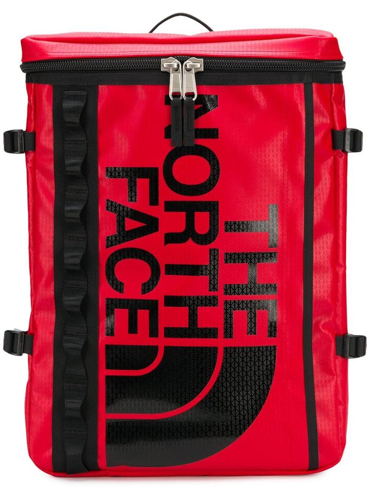 The North Face Printed Logo Backpack - Red