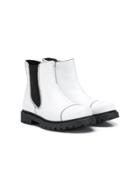 Marni Kids Teen Slip-on Ankle Boots - White