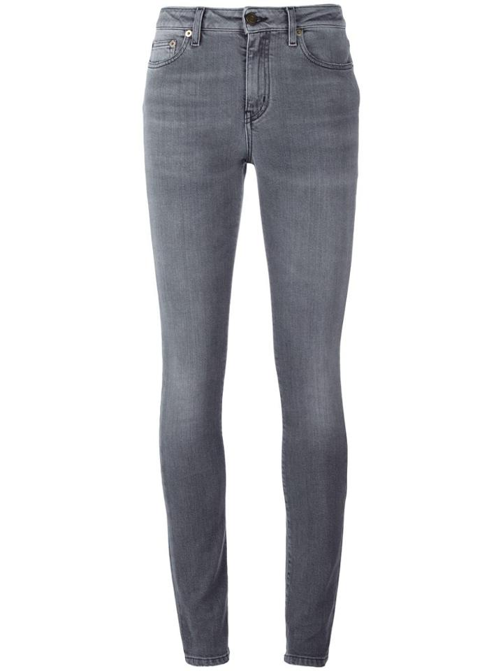 Saint Laurent Skinny Fit Jeans - Grey