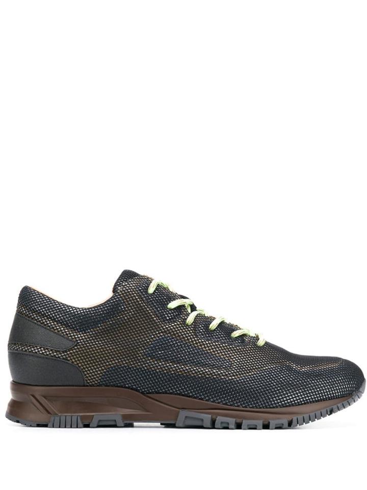 Lanvin Mesh Low Top Sneakers - Black