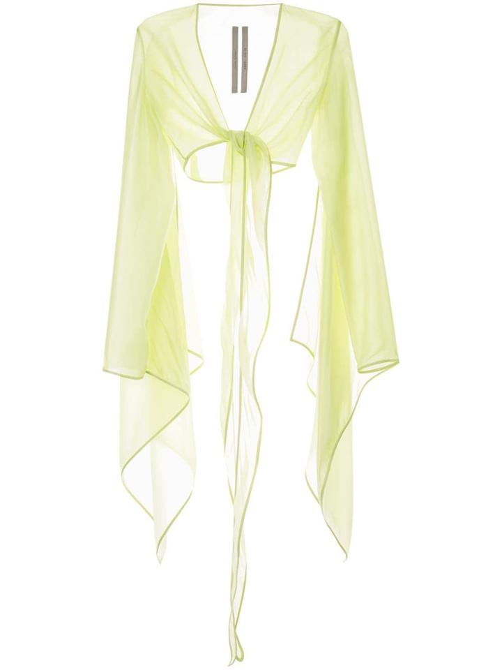 Rick Owens Wraped Bolero Jacket - Green
