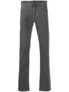 Jacob Cohen Low-rise Comfort Skinny Jeans - Grey