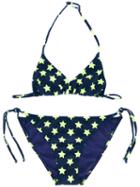 Mc2 Saint Barth Kids - Teen Holly Bikini - Kids - Polyamide/spandex/elastane - 16 Yrs, Blue