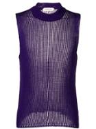 Namacheko Sleeveless Knitted Top - Purple