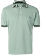 Vivienne Westwood Logo Embroidered Polo Top - Green
