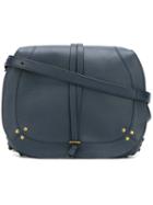 Jérôme Dreyfuss - Nestor Satchel - Women - Cotton/calf Leather/goat Skin - One Size, Blue, Cotton/calf Leather/goat Skin