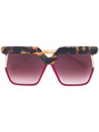 Jacques Marie Mage Zelda Sunglasses - Brown