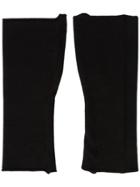 Label Under Construction Fingerless Gloves - Black
