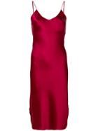 Nili Lotan Spaghetti Strap Dress - Red
