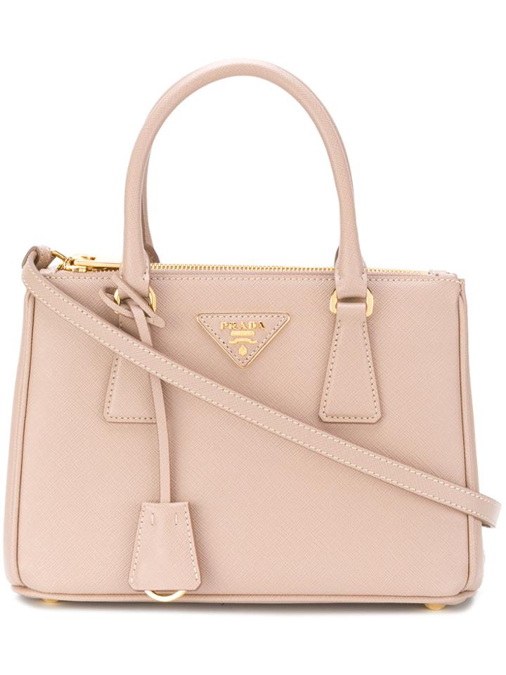 Prada Galleria Tote Bag - Nude & Neutrals