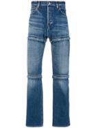 Balenciaga Zipped Jeans - Blue