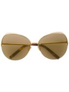 Boucheron Eyewear Cat Eye Sunglasses - Metallic