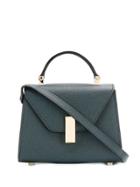 Valextra Micro Jewelled Tote - Blue