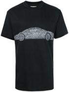 Ih Nom Uh Nit Car Print T-shirt - Black
