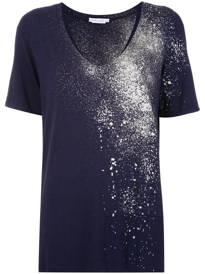 Mara Mac Printed Blouse - Blue