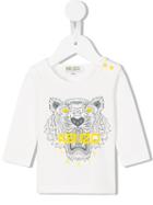 Kenzo Kids 'tiger' Top, Infant Girl's, Size: 6 Mth, White