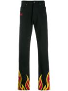 Msgm Flame Print Trousers - 18