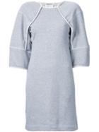 Theatre Products Wide Short Sleeved Dress, Women's, Grey, Cotton