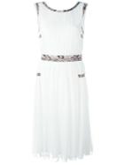 Diane Von Furstenberg Snakeskin Detail Dress