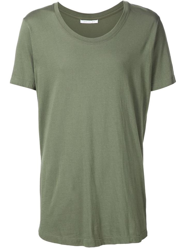 John Elliott Round Neck T-shirt, Men's, Size: Xxl, Green, Modal/supima Cotton