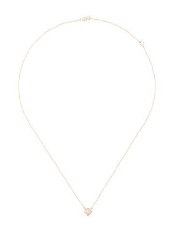 Sarah Noor Mini Pyramid Diamond Necklace - Metallic