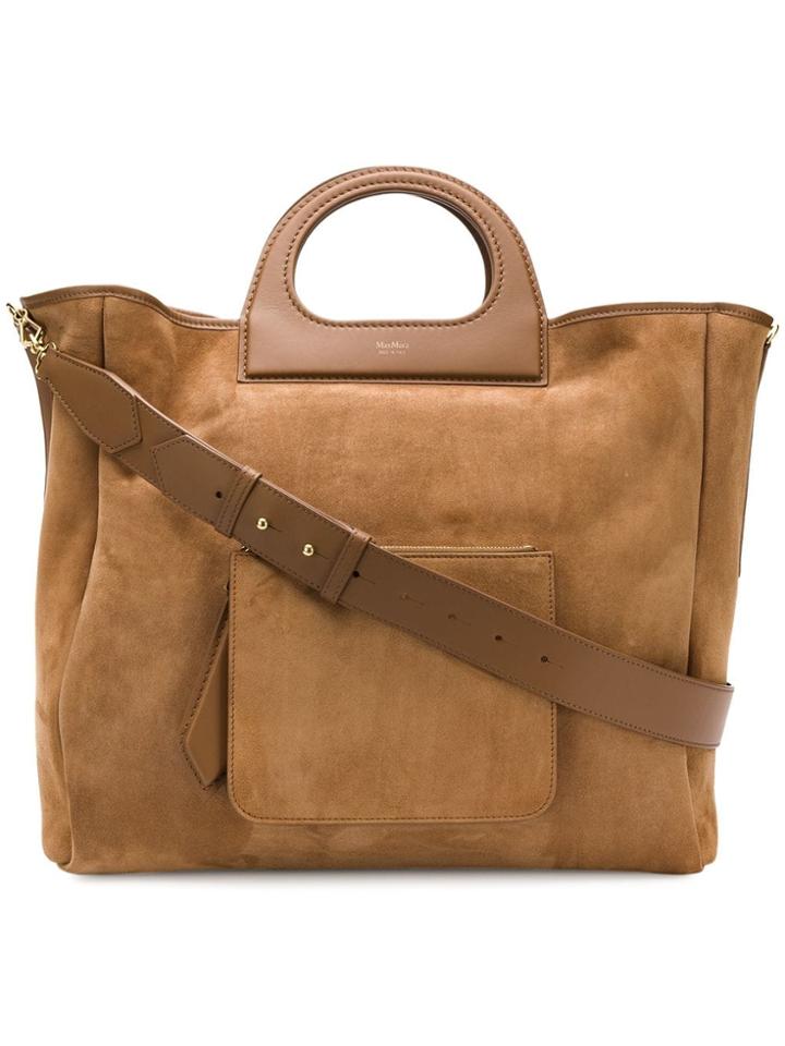 Max Mara Classic Tote Bag - Brown