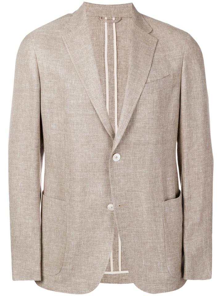 Ermenegildo Zegna Classic Fitted Blazer - Neutrals