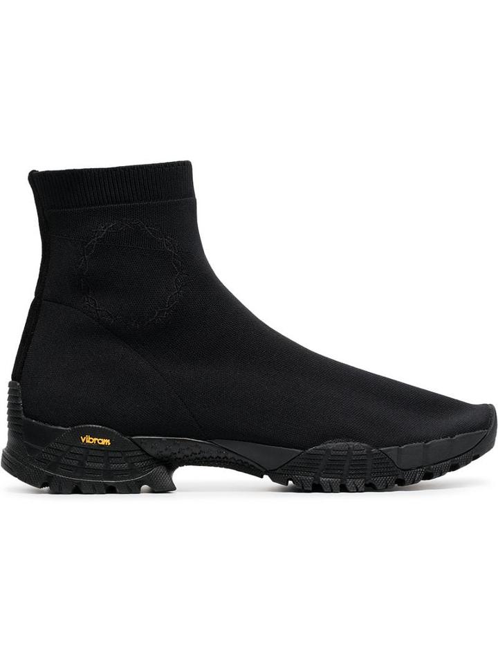 1017 Alyx 9sm Black Knit Hiking Boots