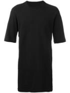 11 By Boris Bidjan Saberi Plain T-shirt, Men's, Size: Large, Black, Cotton