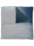 Giorgio Armani Tie-dye Scarf, Men's, Blue, Silk/modal