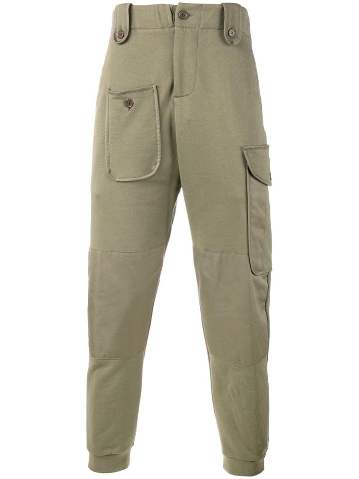 Alexander Mcqueen Military Sweatpants - Green