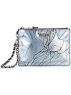 Moschino Broken Glass Print Clutch
