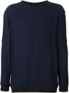 Strateas Carlucci Contrast Trim Sweater