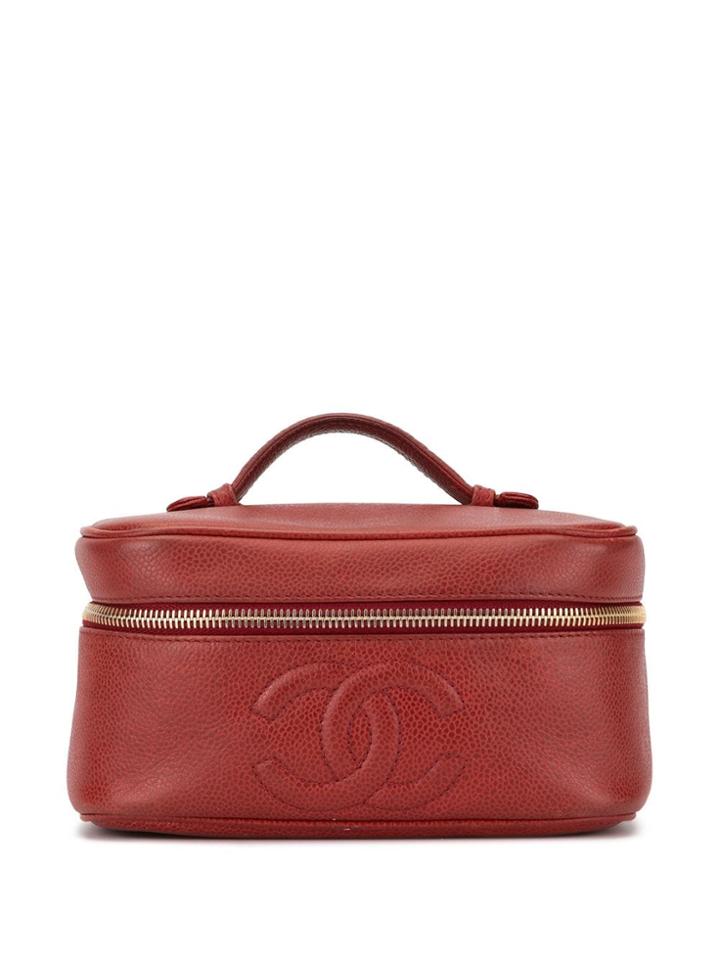 Chanel Pre-owned 1997 Cc Vanity Case - Red