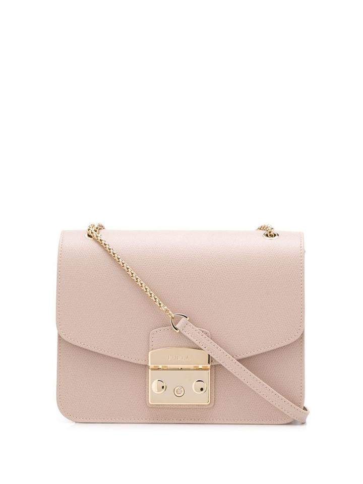 Furla Gold-tone Detail Cross Body Bag - Neutrals