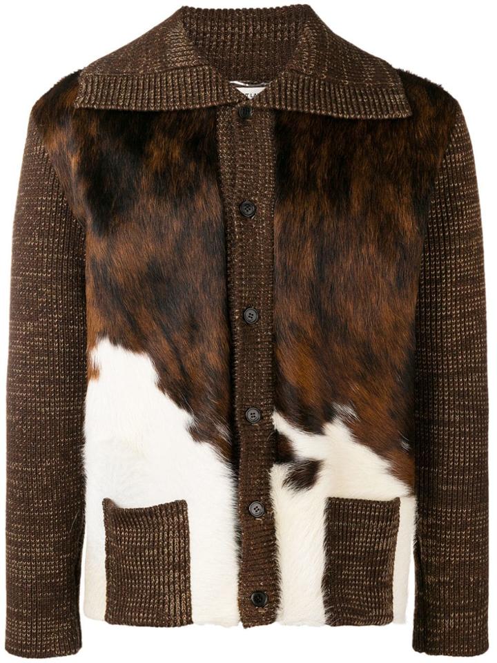 Saint Laurent 'cowboy' Light Jacket - Brown