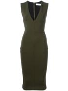 Victoria Beckham 'denise' Dress, Women's, Size: 12, Green, Viscose/polyester/spandex/elastane/silk