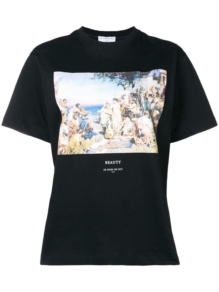 Ih Nom Uh Nit Front Printed T-shirt - Black