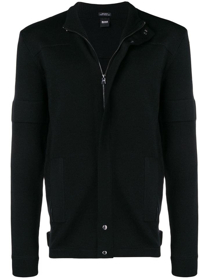 Boss Hugo Boss Zipped Cardigan - Black